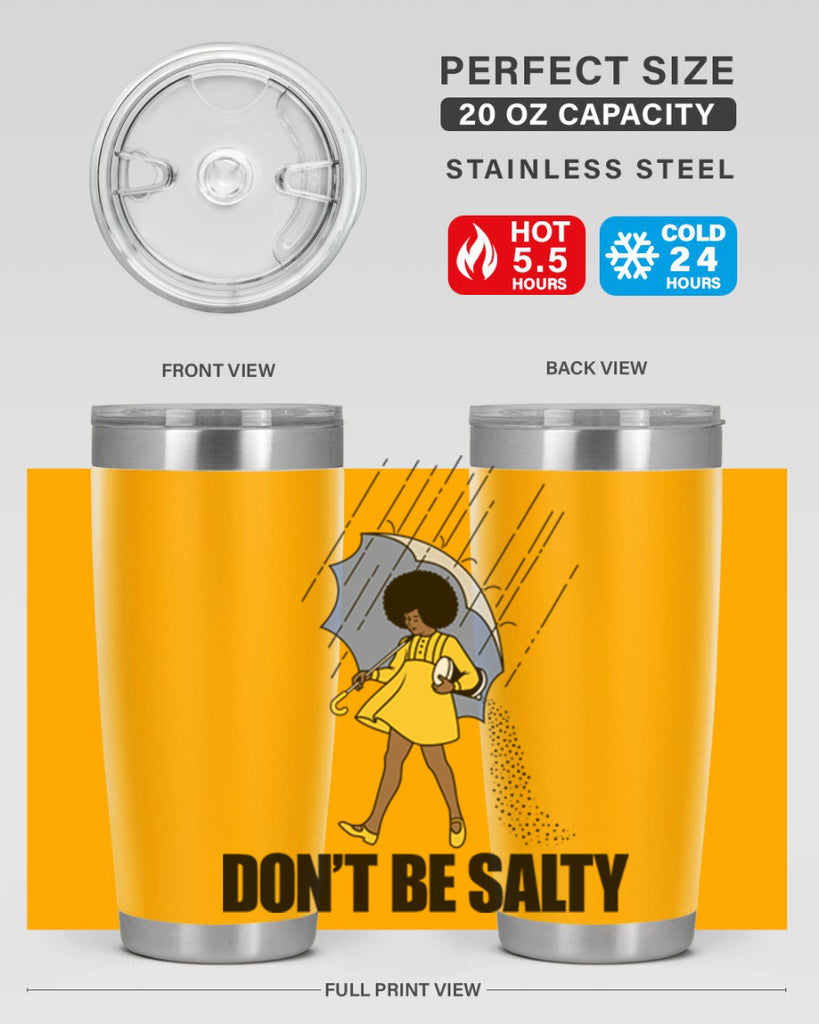 dont be salty 169#- black words phrases- Cotton Tank