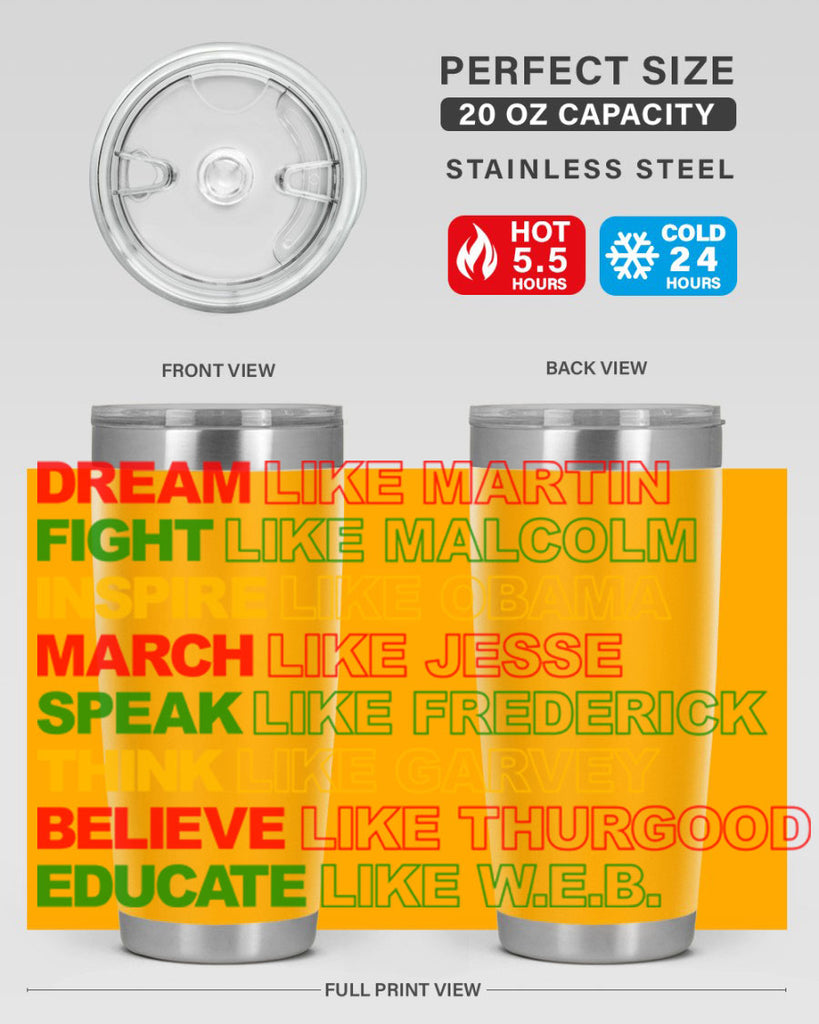 dream like martin 165#- black words phrases- Cotton Tank