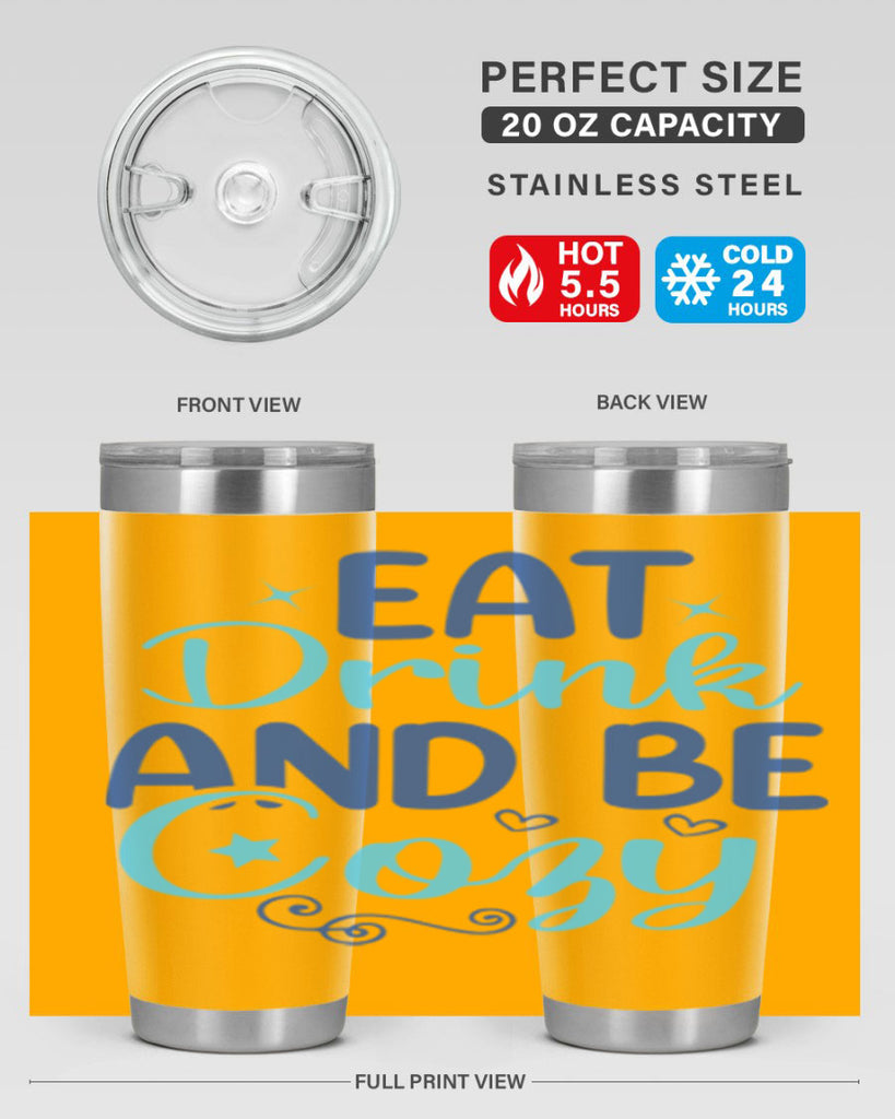 eat drink and be cozy 97#- winter- Tumbler