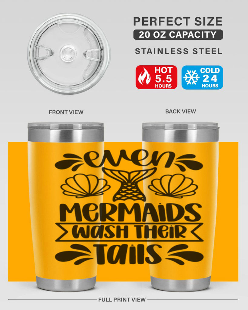 even mermaids wash their tails 42#- bathroom- Tumbler