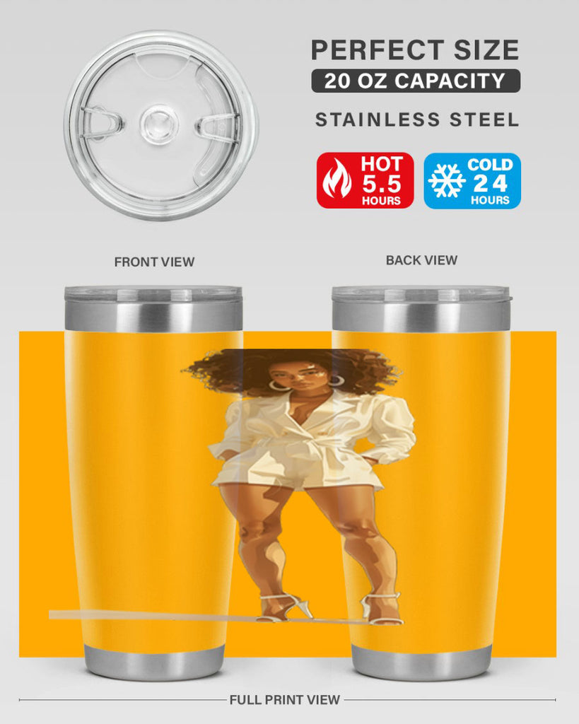 fashion girl in white 74#- fashion- Cotton Tank