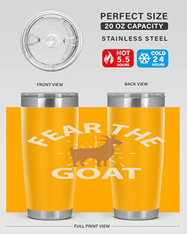 fear the goat Style 4#- goat- Tumbler