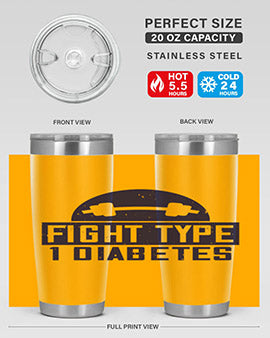 fight type diabetes Style 37#- diabetes- Tumbler