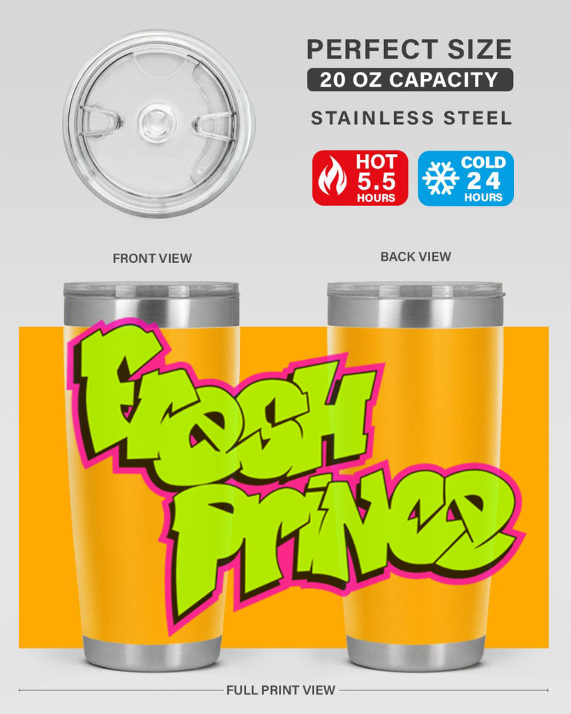 fresh prince 146#- black words phrases- Cotton Tank