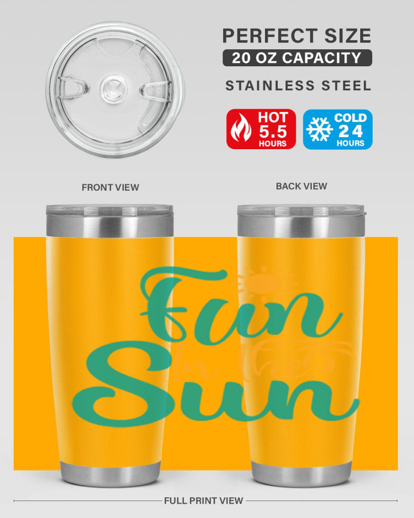 fun in the sun Style 104#- summer- Tumbler