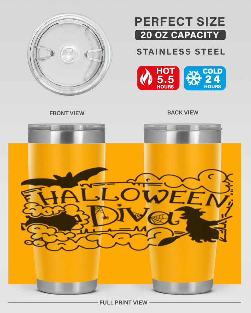 halloween diva 74#- halloween- Tumbler