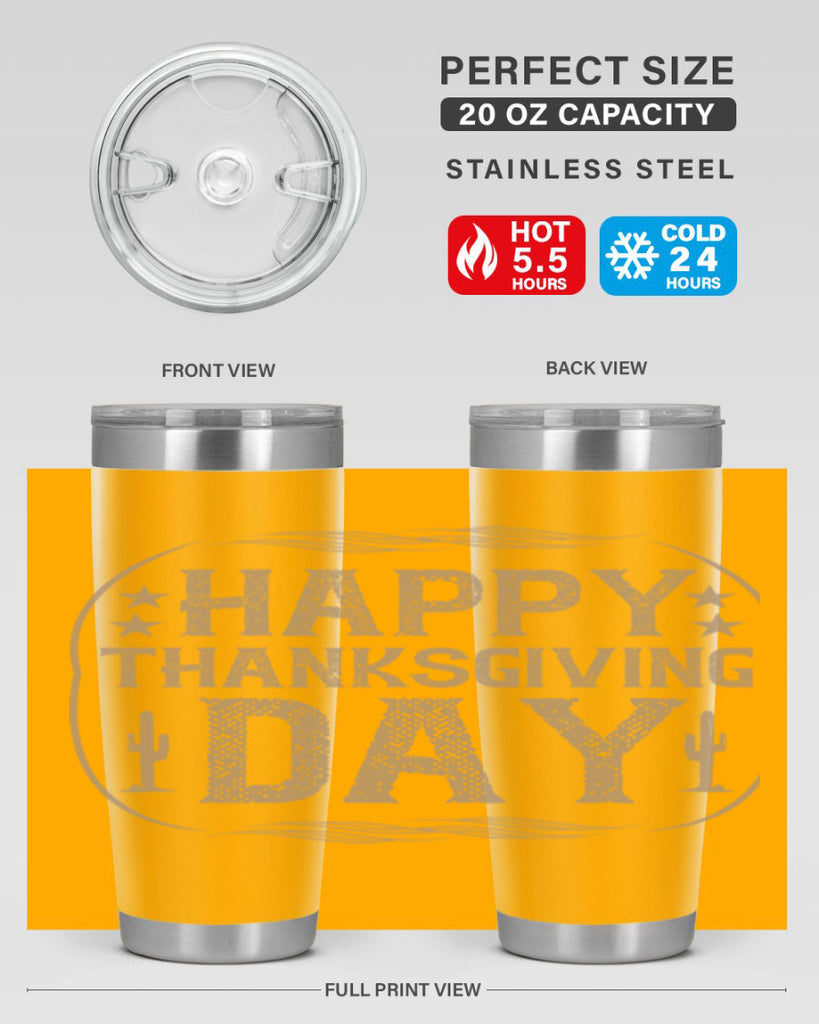 happy thanksgiving day 35#- thanksgiving- Tumbler
