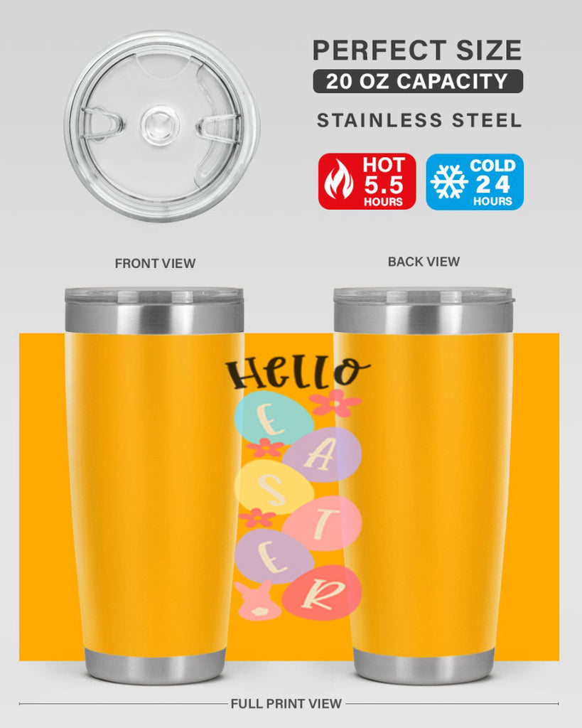 hello easter 32#- easter- Tumbler