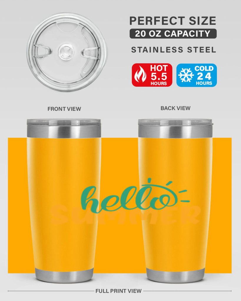 hello summer Style 97#- summer- Tumbler