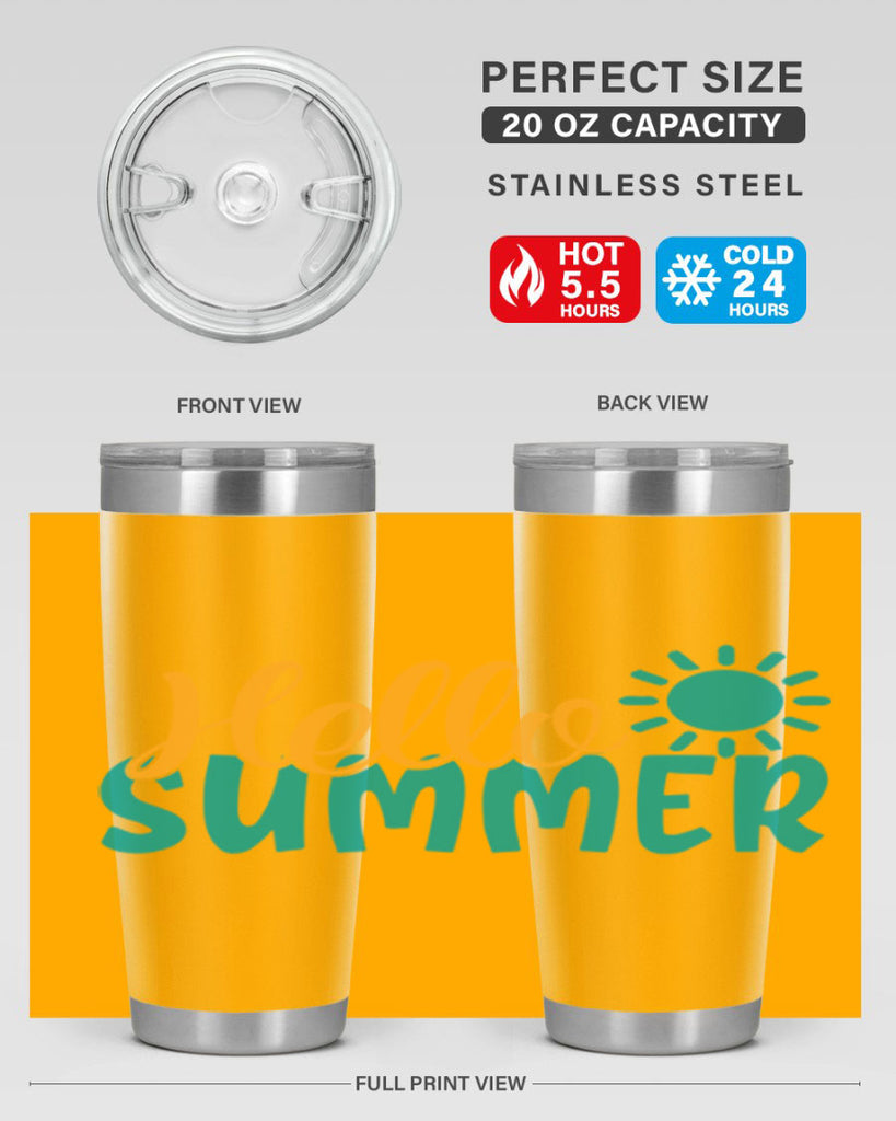 hello summer Style 98#- summer- Tumbler