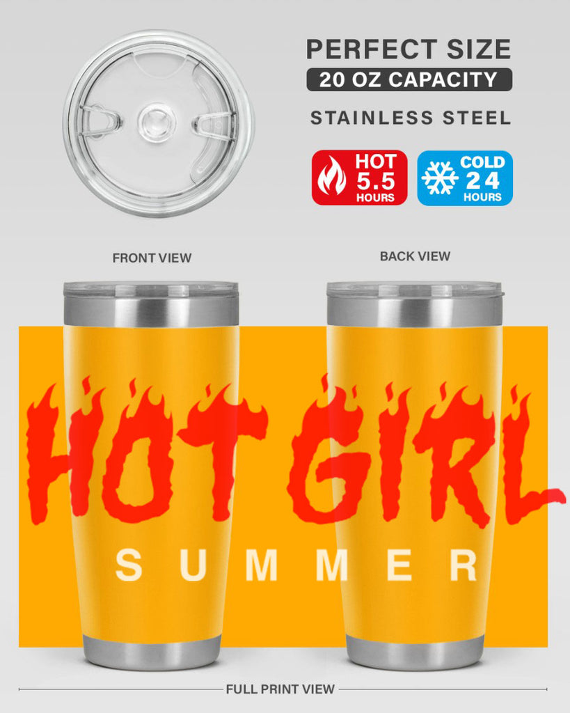 hot girl  summer fire 124#- black words phrases- Cotton Tank