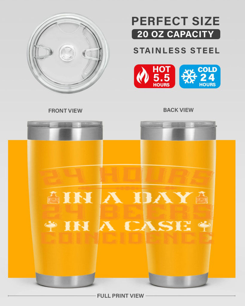 hours in a day beers in a case coincidence 56#- drinking- Tumbler