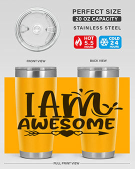 i am awesome Style 19#- autism- Tumbler