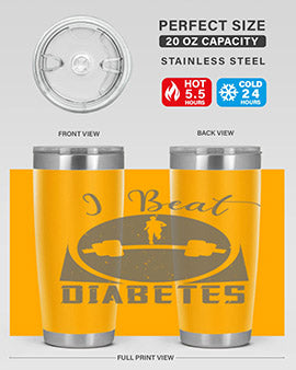 i beat diabetes Style 33#- diabetes- Tumbler