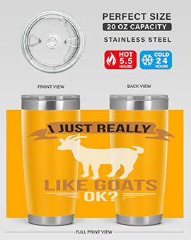 i just really like goats ok Style 3#- goat- Tumbler