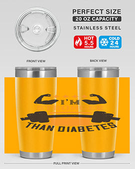i’m stronger than diabetes Style 23#- diabetes- Tumbler