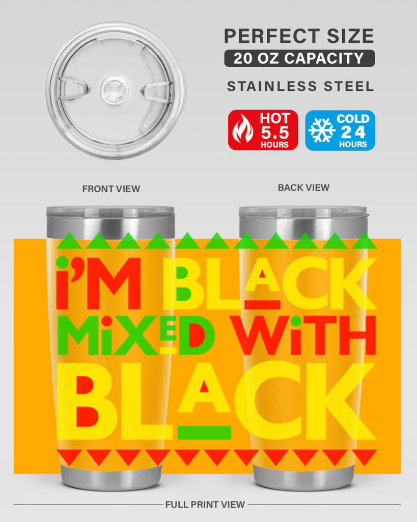 im  black  mixed with black  111#- black words phrases- Cotton Tank