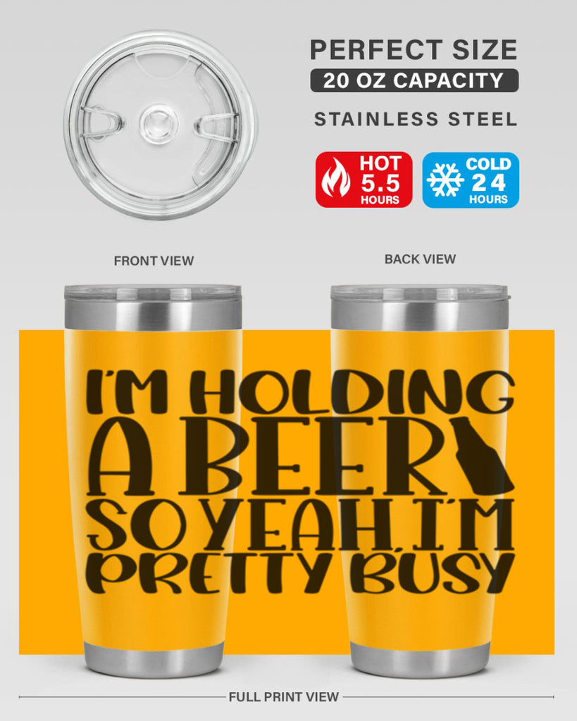 im holding a beer so yeah 32#- beer- Tumbler