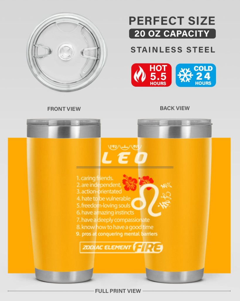 leo 307#- zodiac- Tumbler