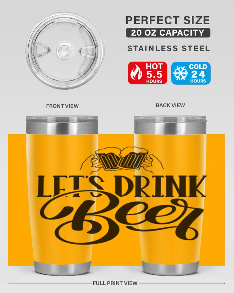 lets drink beer 29#- beer- Tumbler
