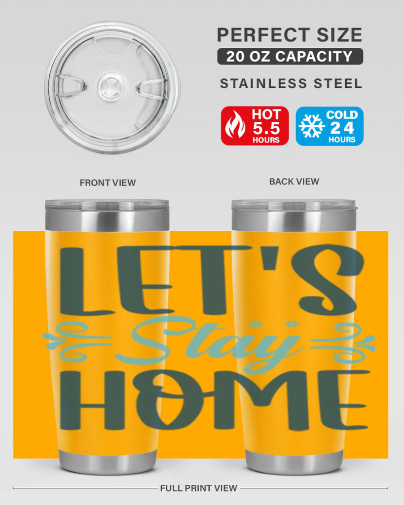 lets stay home 288#- winter- Tumbler