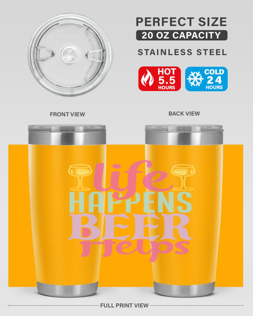 life happens beer helps 141#- beer- Tumbler