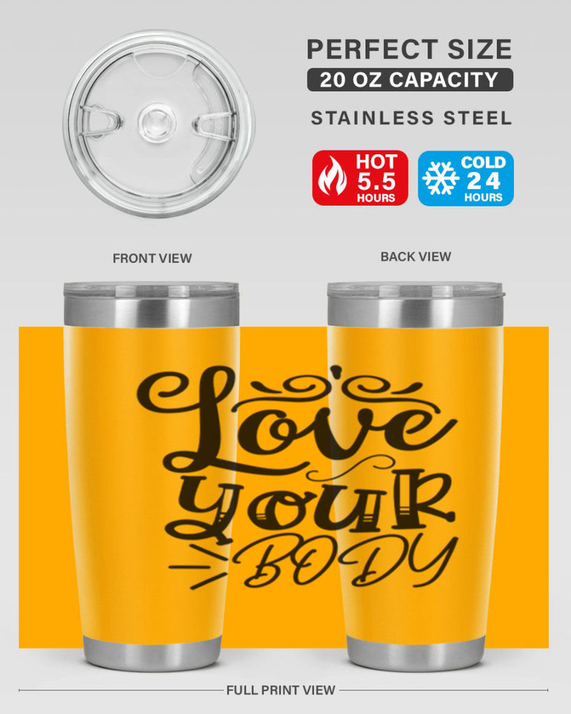 love your body 30#- gym- Tumbler