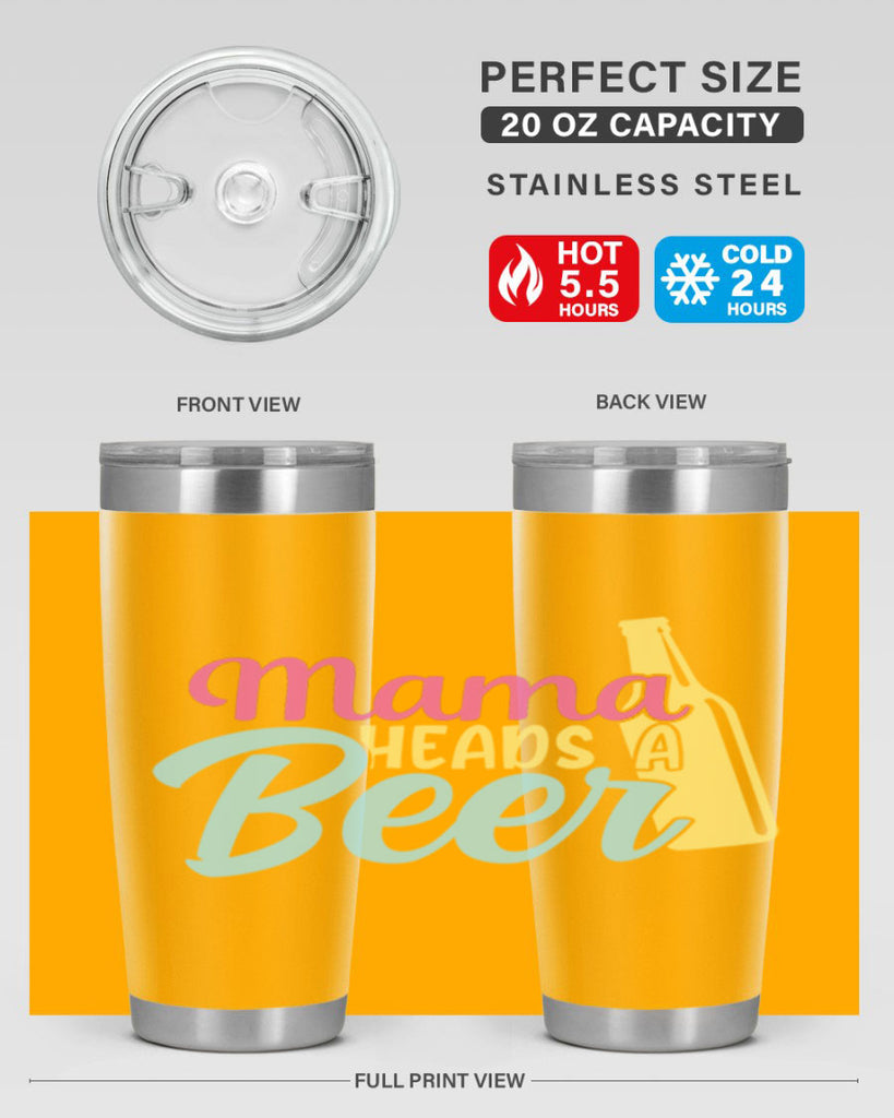 mama heads a beer 124#- beer- Tumbler