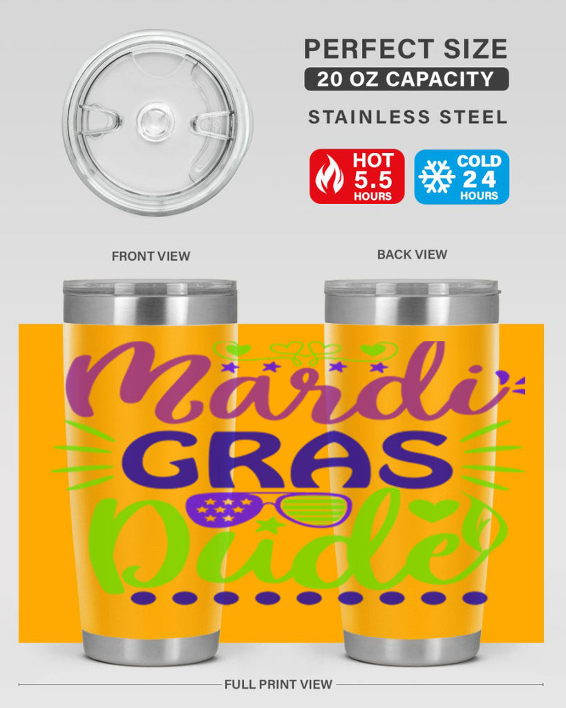 mardi gras dude 9#- mardi gras- Tumbler