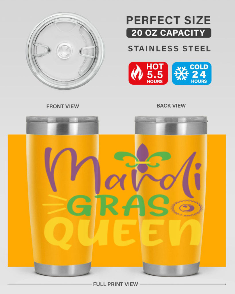 mardi gras queen 79#- mardi gras- Tumbler