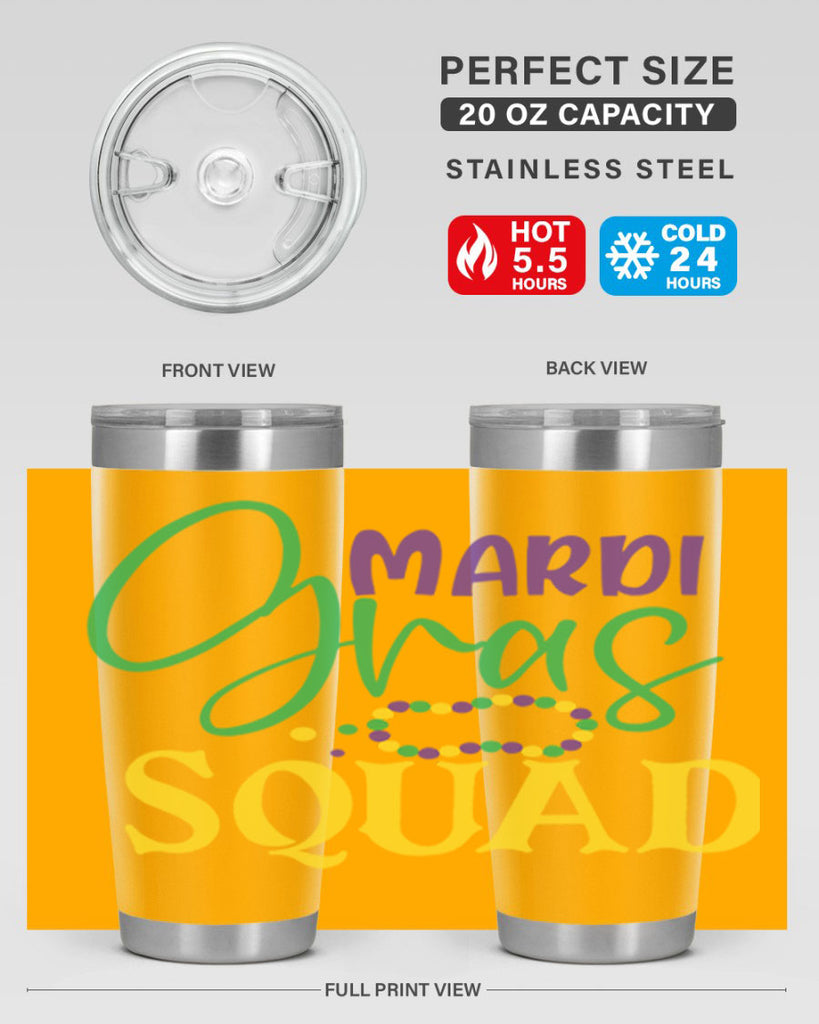 mardi gras squad 78#- mardi gras- Tumbler