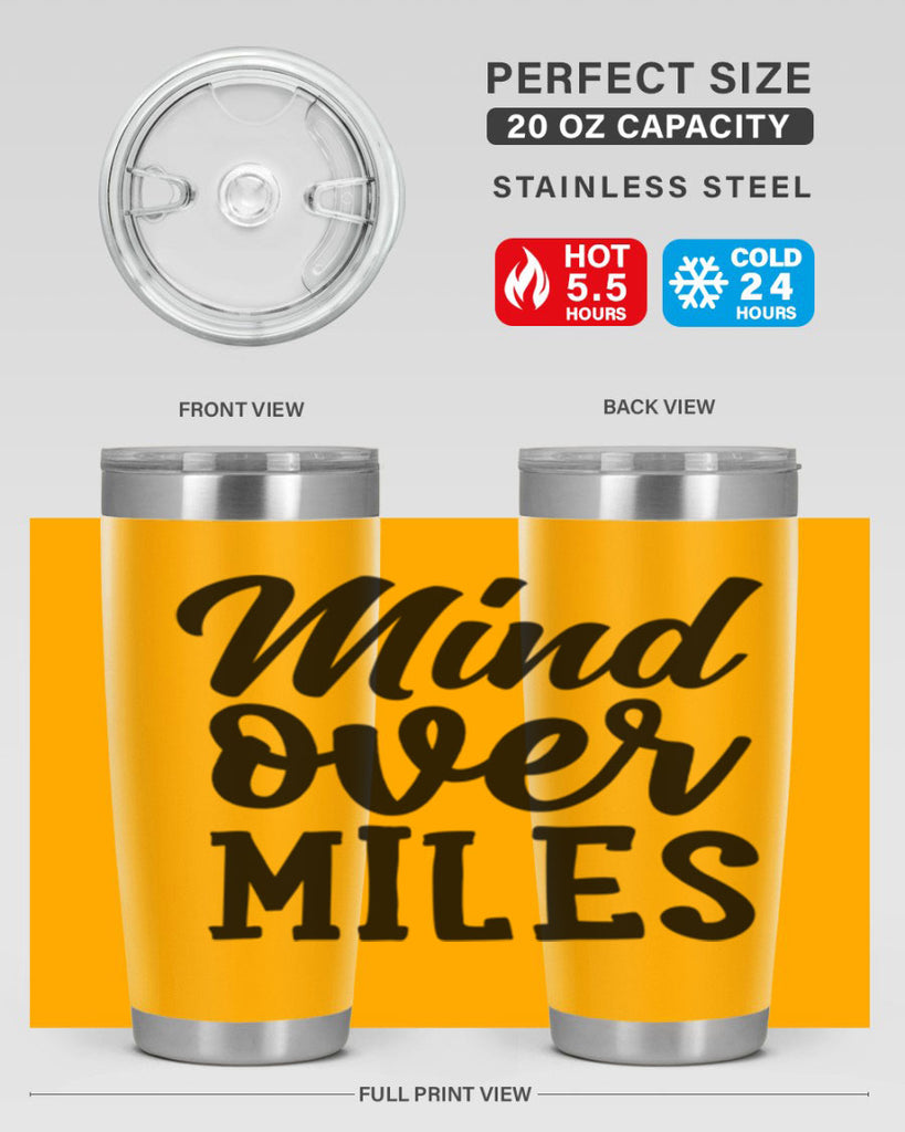 mind over miles 28#- gym- Tumbler