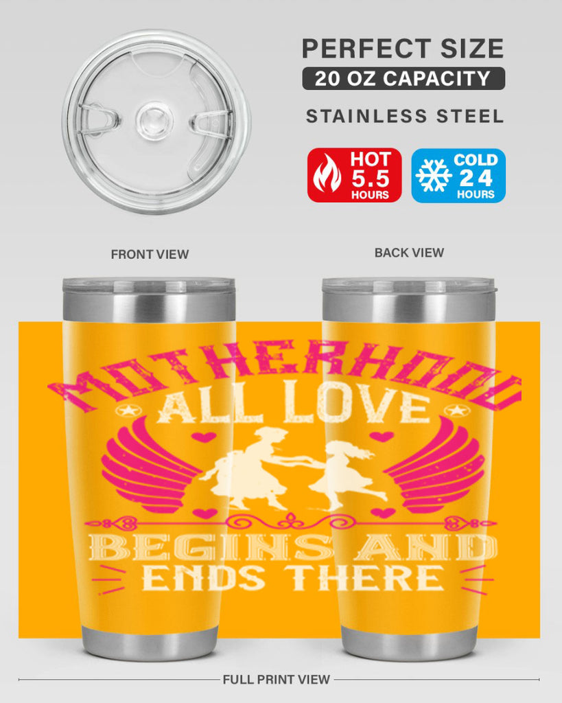 motherhood all love 57#- mothers day- Tumbler