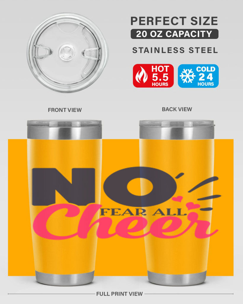 no fear all cheer 1728#- cheer- Tumbler