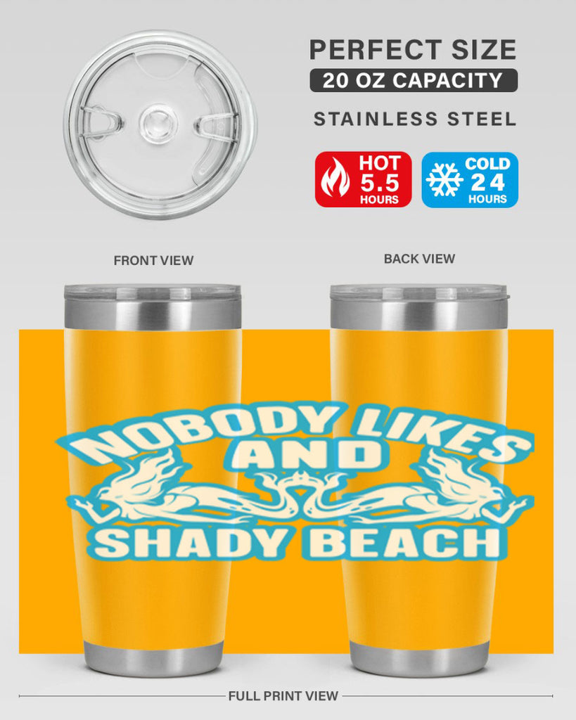 nobody likes and shady beach 519#- mermaid- Tumbler