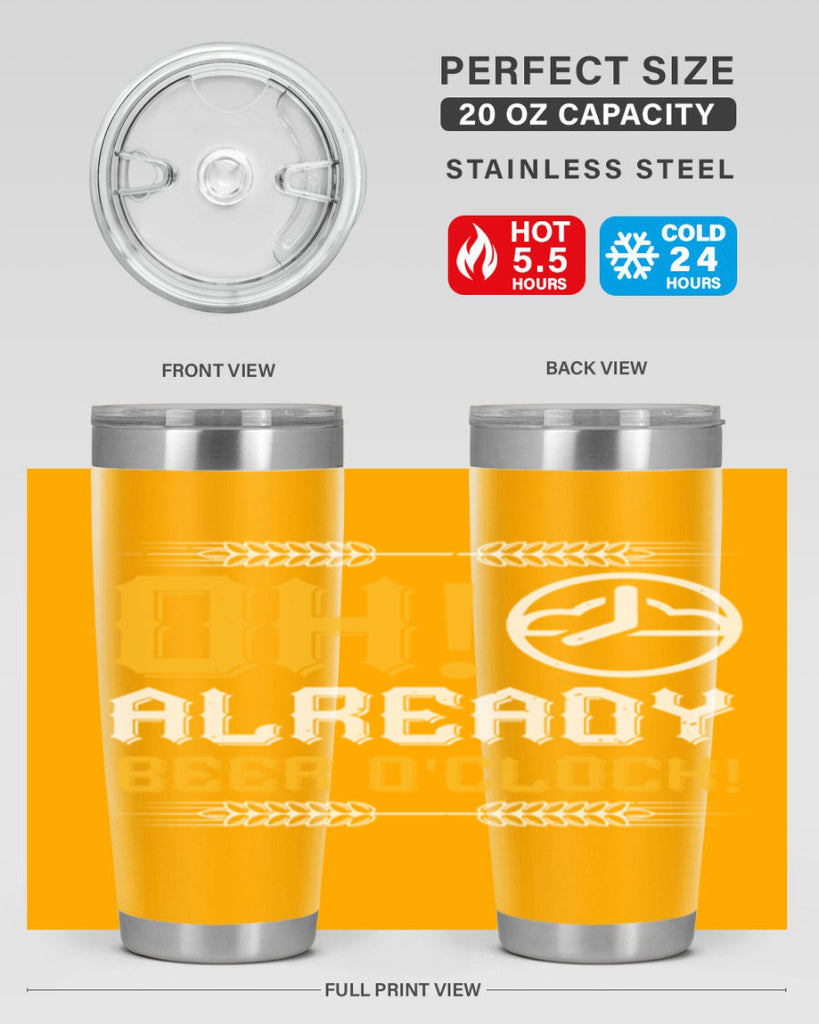 oh already beer oclock 54#- beer- Tumbler