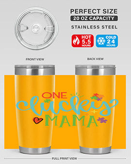 one lucky mama Style 33#- autism- Tumbler