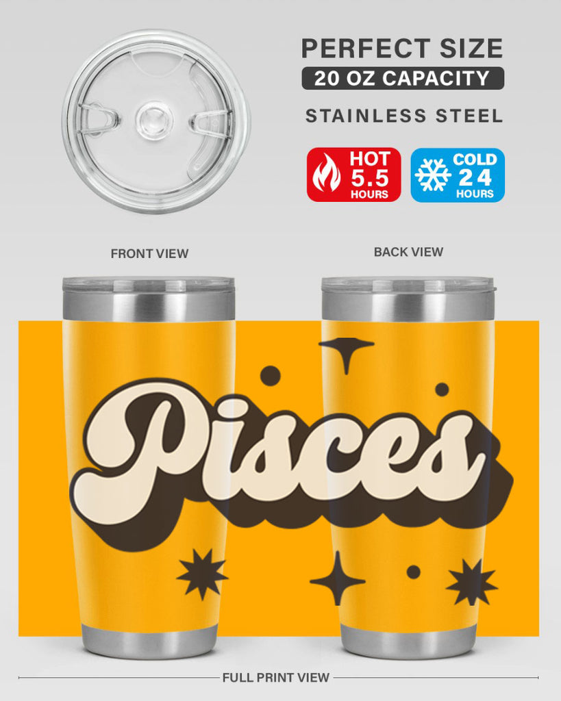 pisces 354#- zodiac- Tumbler
