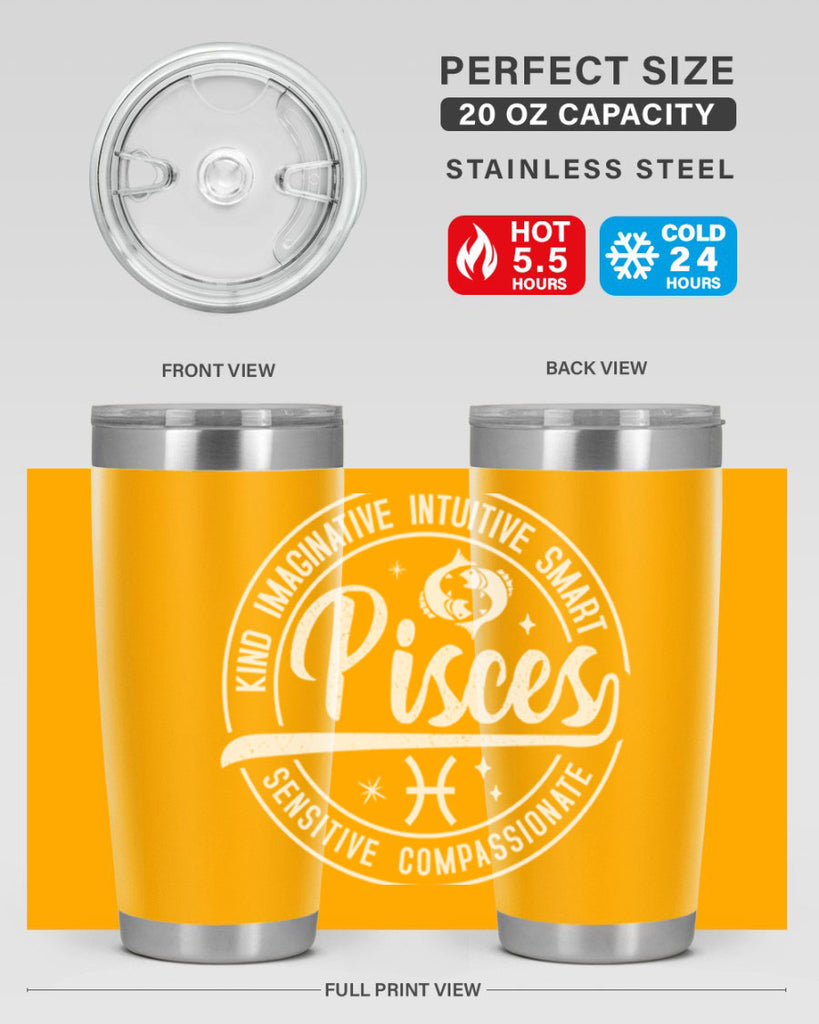 pisces 374#- zodiac- Tumbler