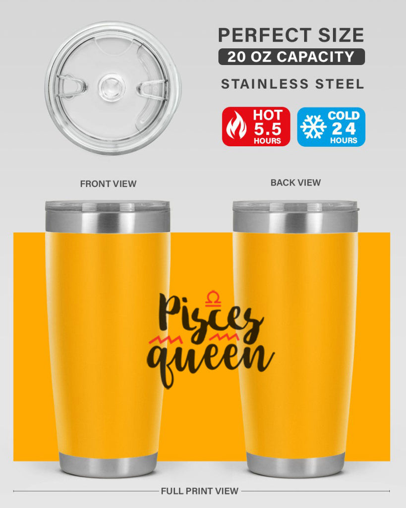 pisces queen 368#- zodiac- Tumbler