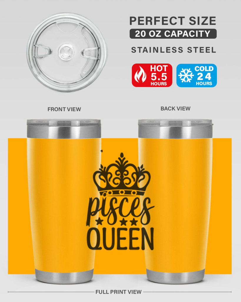 pisces queen 376#- zodiac- Tumbler
