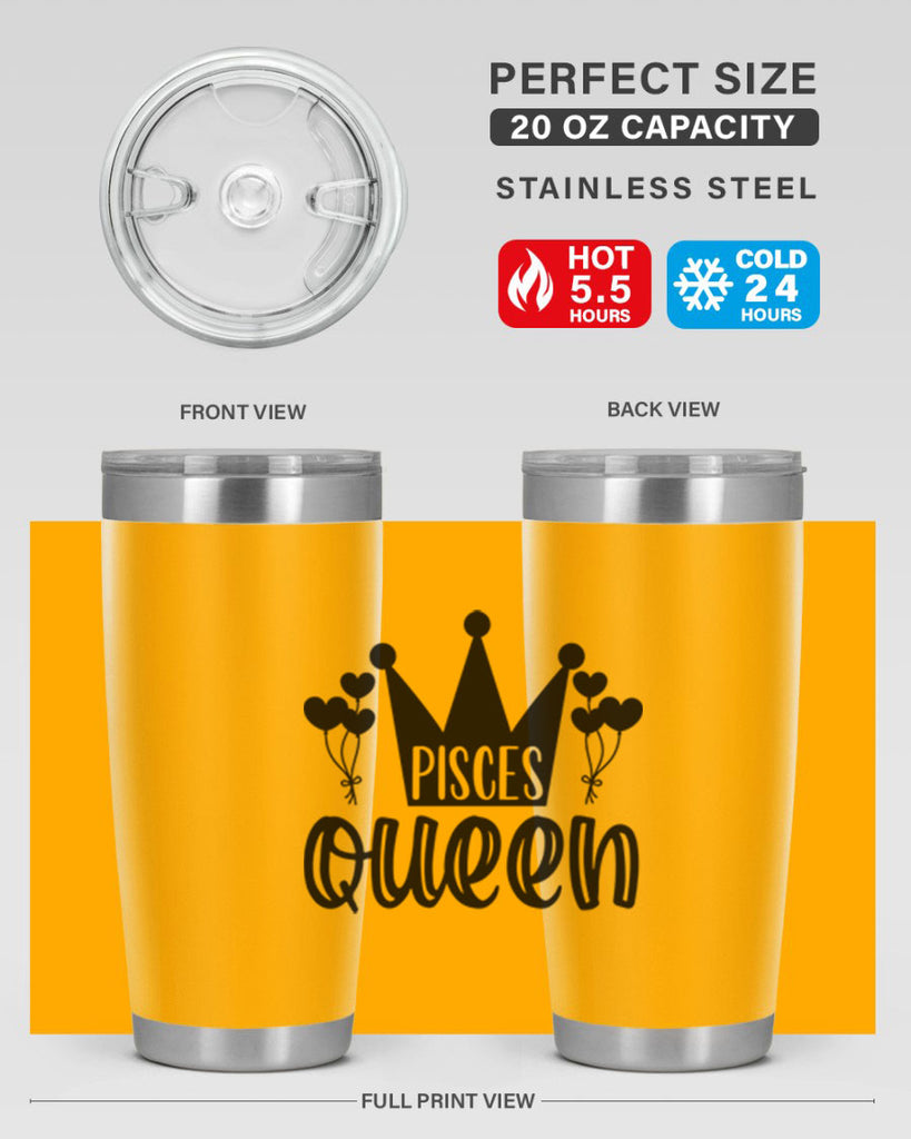pisces queen 377#- zodiac- Tumbler