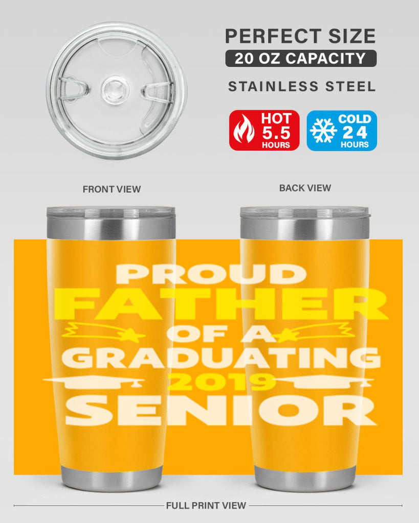 proud father of a graduating 264#- fathers day- Tumbler