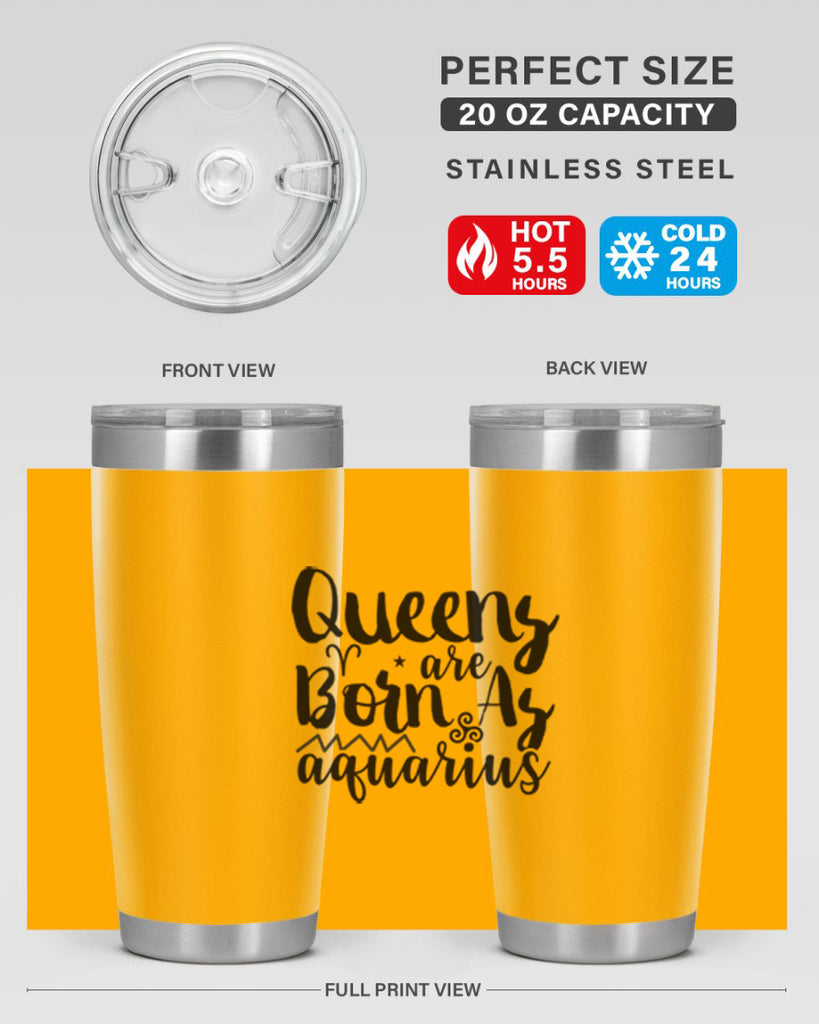 queens Are Born As Aquarius 383#- zodiac- Tumbler
