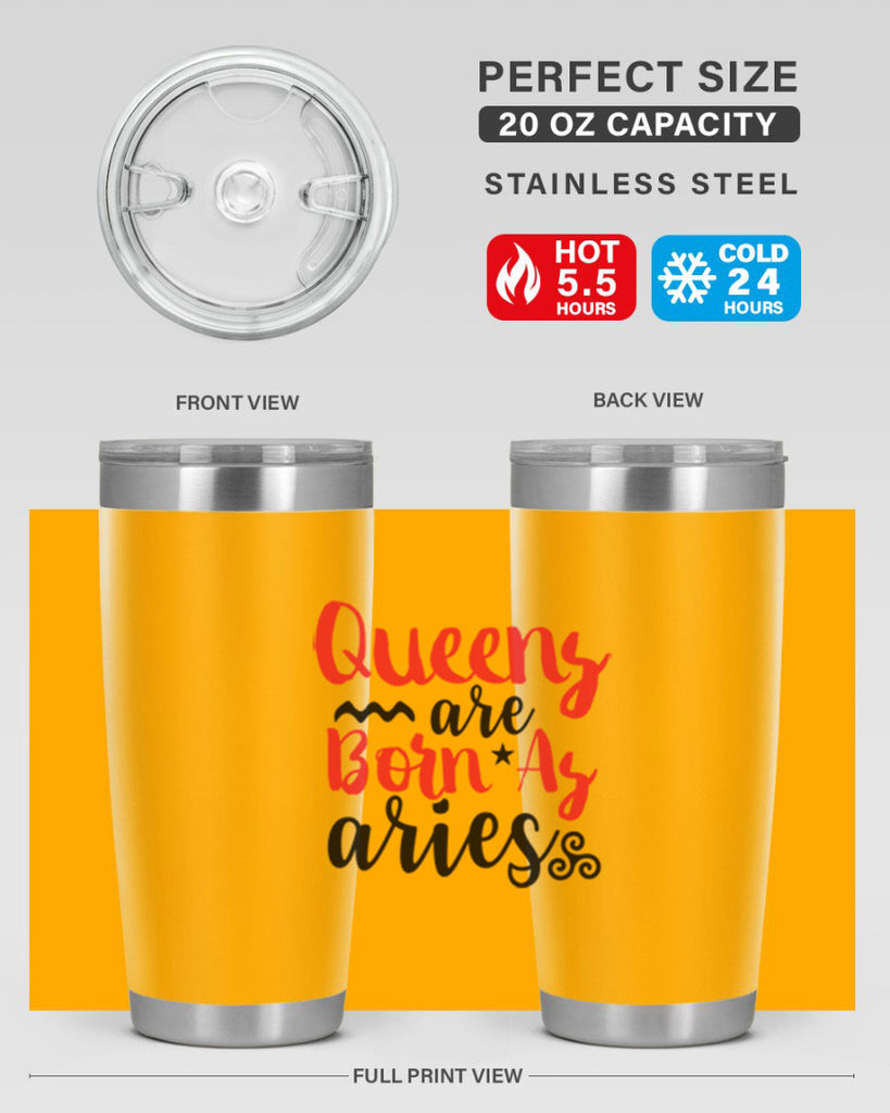 queens Are Born As Aries 384#- zodiac- Tumbler