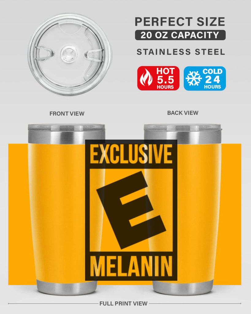 rated exclusive melanin 46#- black words phrases- Cotton Tank
