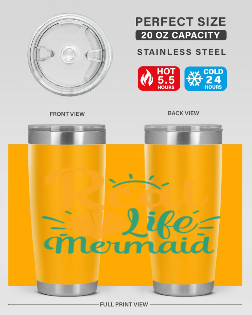 real life mermaid Style 79#- summer- Tumbler