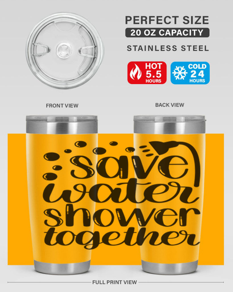 save water shower together 18#- bathroom- Tumbler