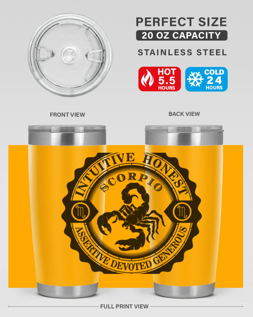 scorpio 31#- zodiac- Tumbler