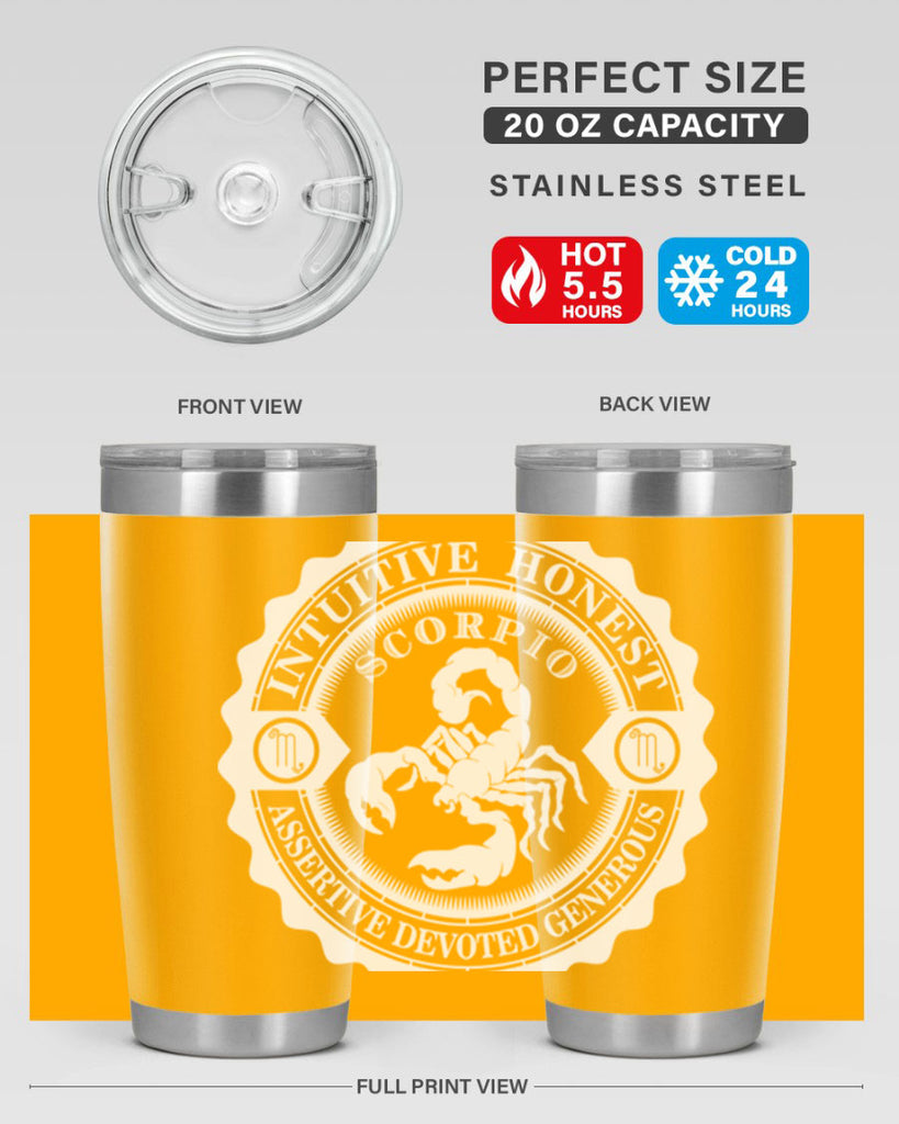 scorpio 32#- zodiac- Tumbler